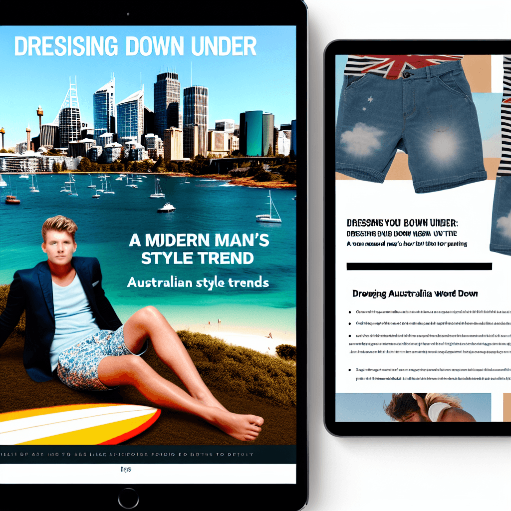 Dressing Down Under: A Modern Man's Guide to Australian Style Trends