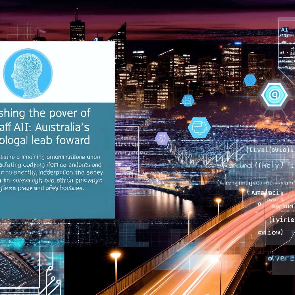 Harnessing the Power of AI: Australia's Technological Leap Forward