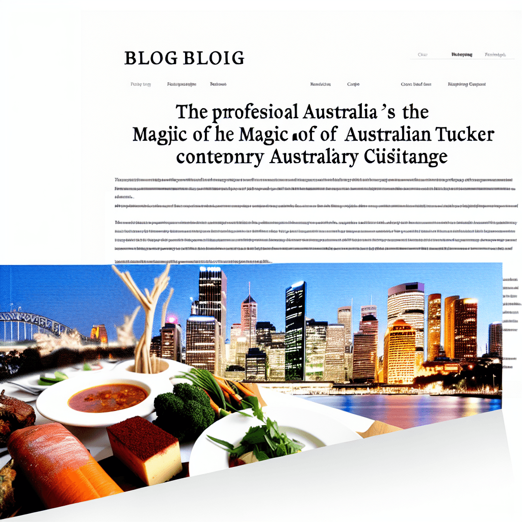 Recreating the Magic of Epicurious: Discover Australia's Unique Culinary Heritage - Cover Image