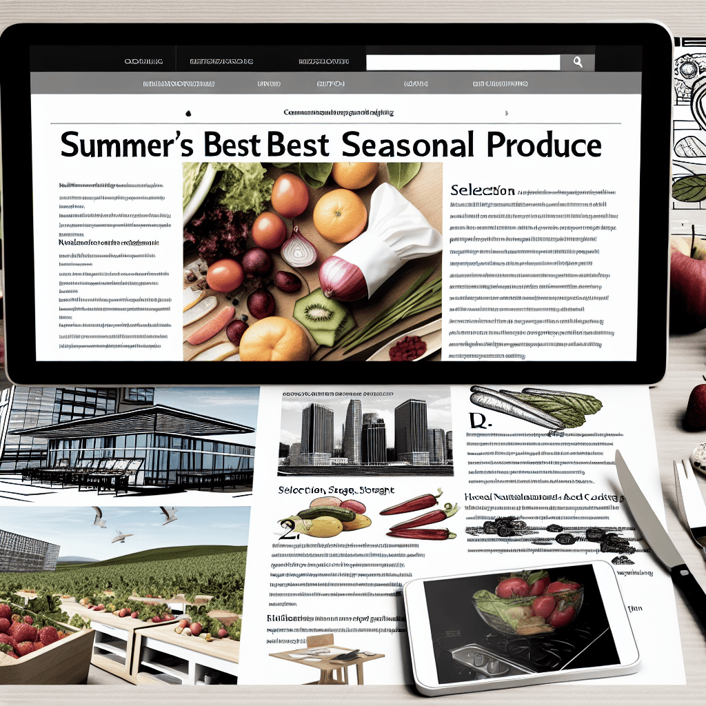 Seasonal Cooking: A Guide to Summer's Best Produce - Cover Image