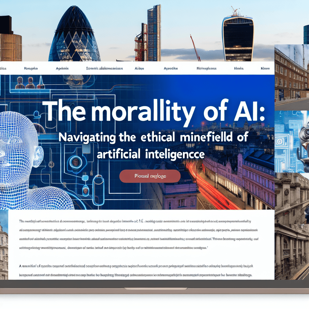 The Morality of AI: Navigating the Ethical Minefield of Artificial Intelligence