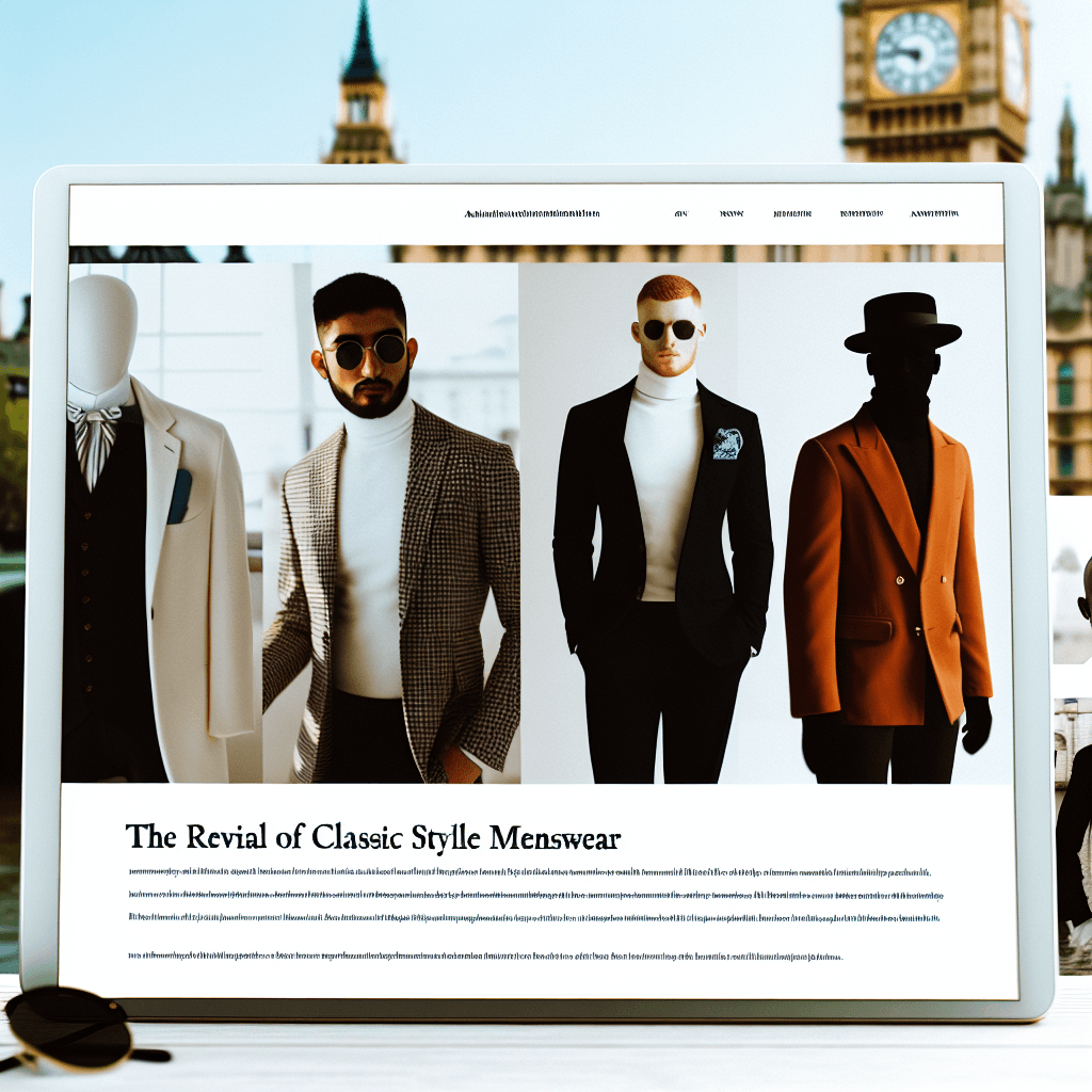 The Revival of Classic Menswear: Reflecting on British Style Evolution