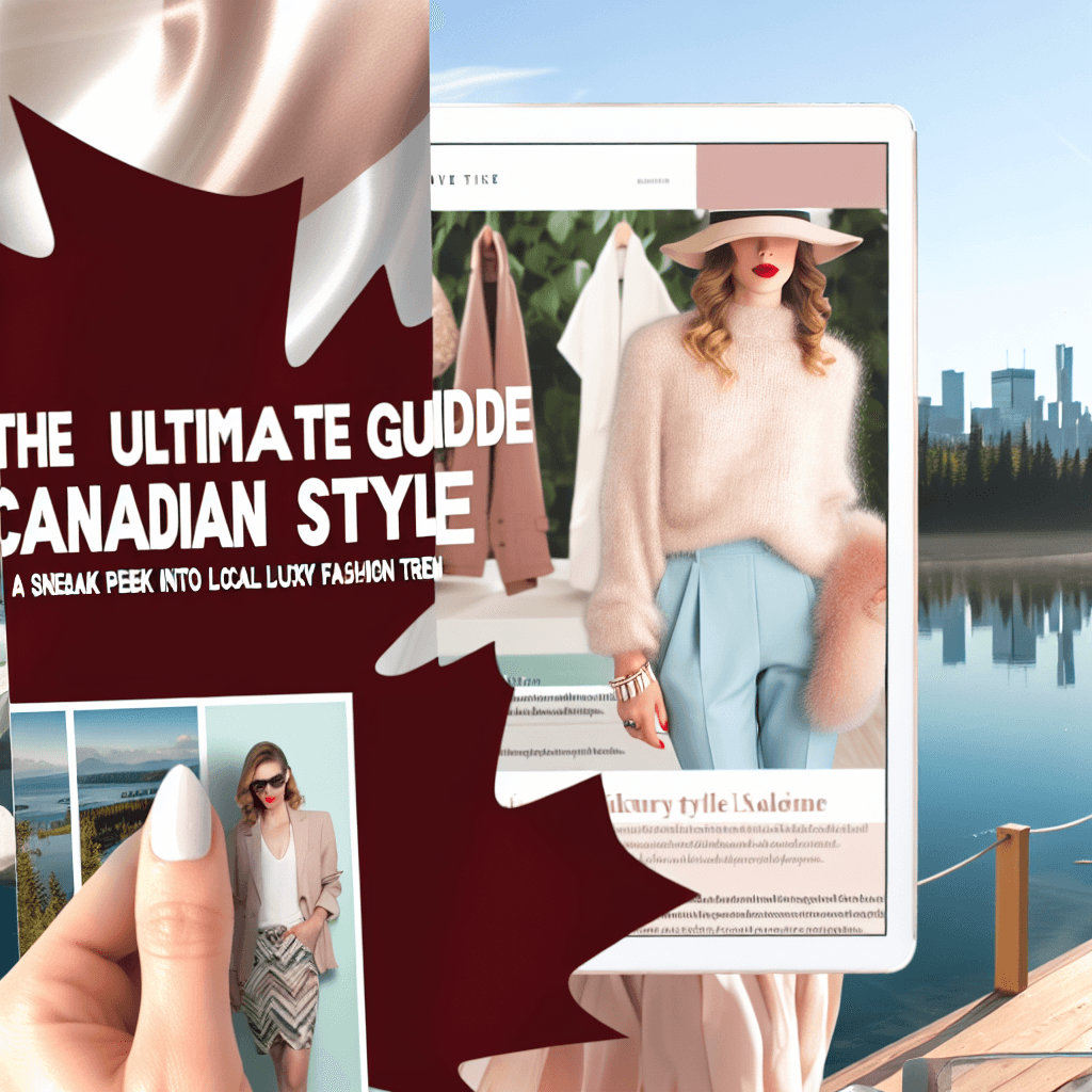 The Ultimate Guide to Canadian Style: A Sneak Peek into Local Luxury Fashion Trends - Cover Image